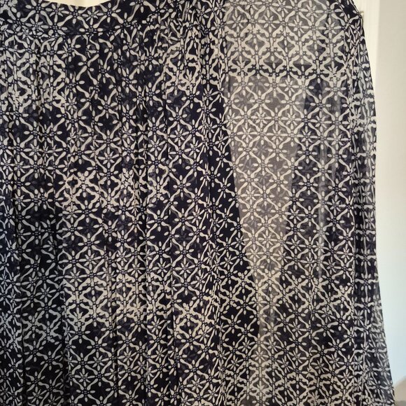 DVF Silk Chiffon  Ditzy Dress Size 8 early 2000's - Picture 8 of 9